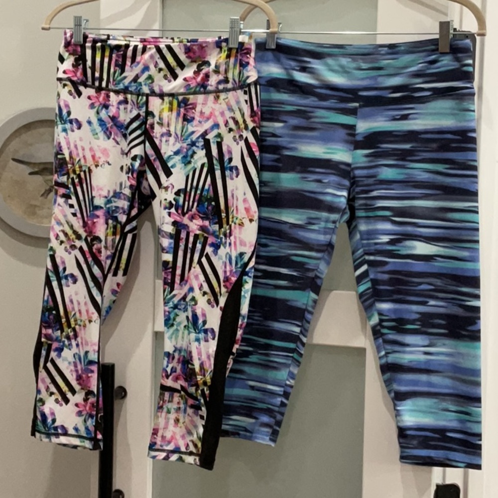 2 pair fitness tights Reebok & Balance collection